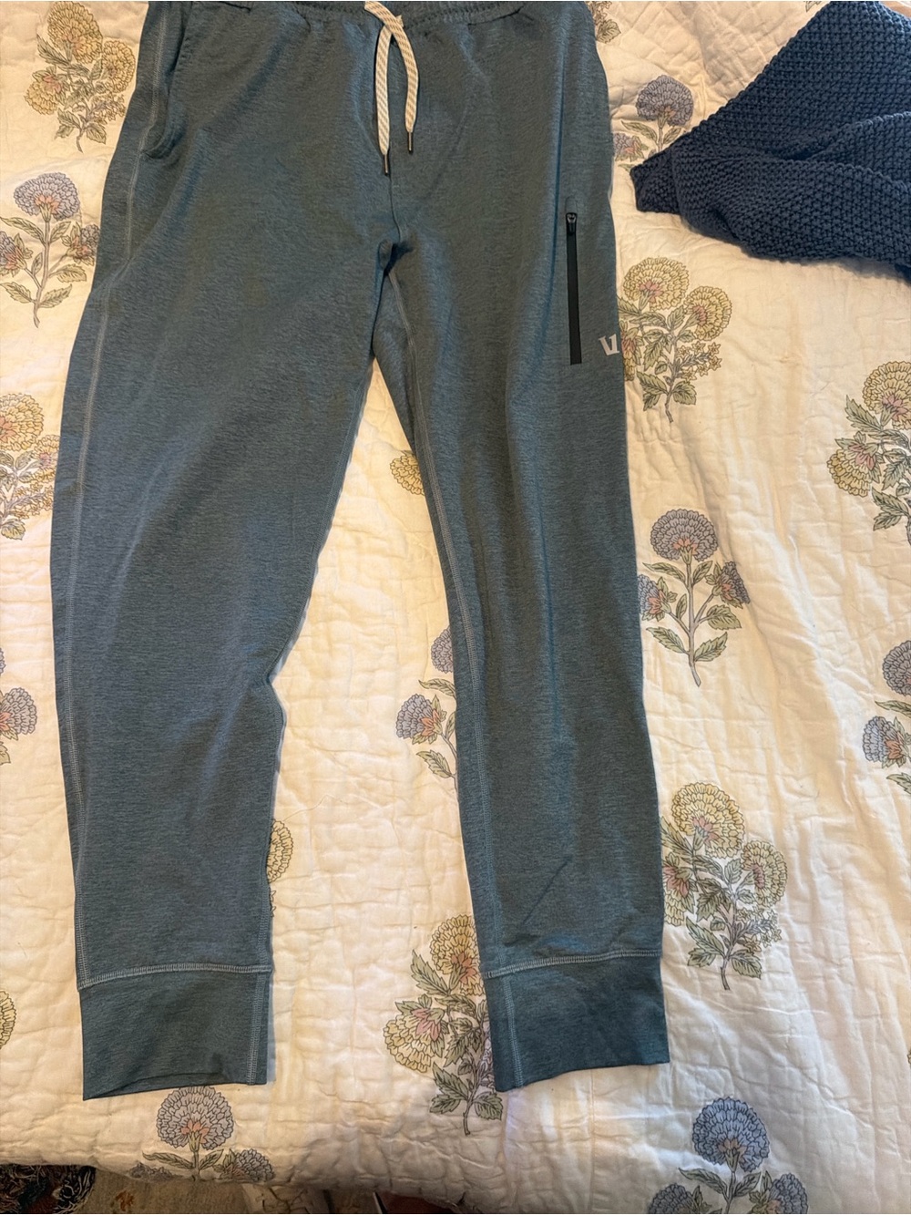 Vuori Teal Sunday performance jogger Drawstring Jogger Pants